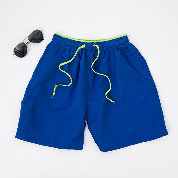 Blue short shorts men's shorts - Clothing