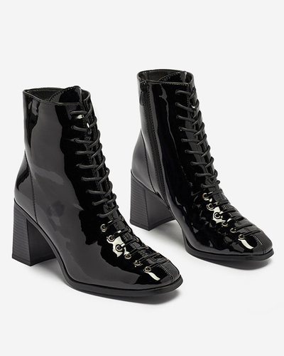 OUTLET Женские черные ботинки Braletti-Footwear