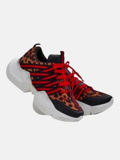 Royalfashion Women's sporty sneakers with a thicker sole Ivvert