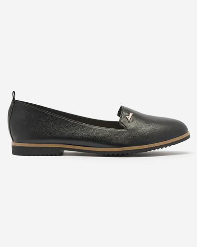 Black women's moccasins Riorica- Footwear