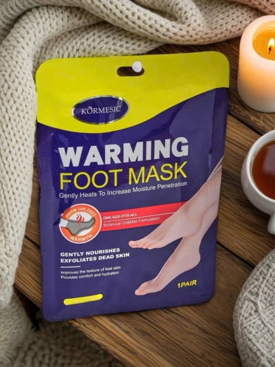 Aurelia Warming Foot Mask Kormesic z Centella i Camellia – regenerująca maska