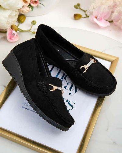 Royalfashion Sieviešu zamšādas mokasīni Ewo