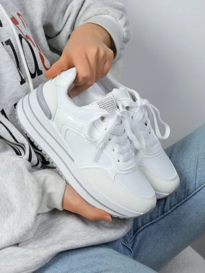 Royalfashion Women's sports sneakers on a platform Revided