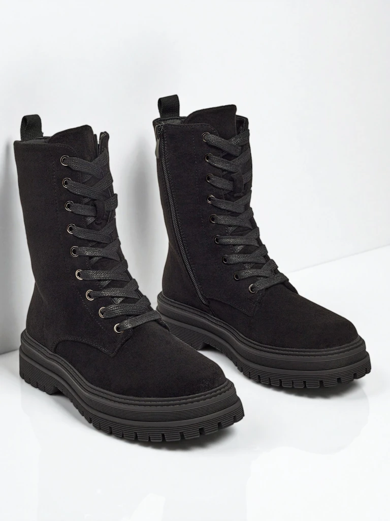 Женские ботинки из эко-замши Molistea в стиле рабочих