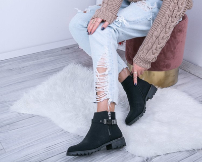 Black Jodhpur boots Madina - Shoes 1