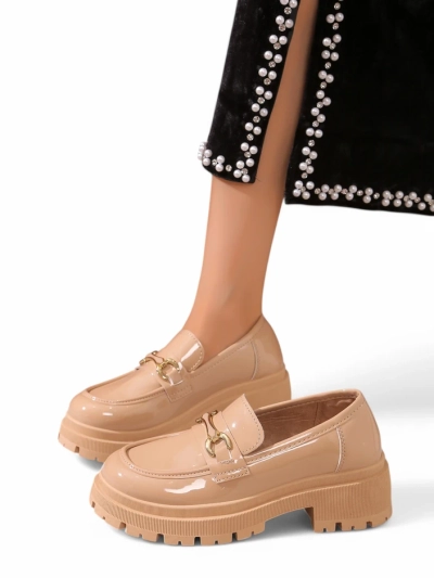 Royalfashion Women's patent moccasins Berieta
