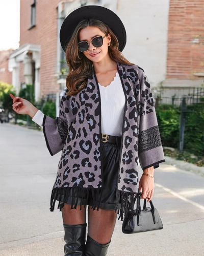 Женский пончо от Royalfashion с принтом