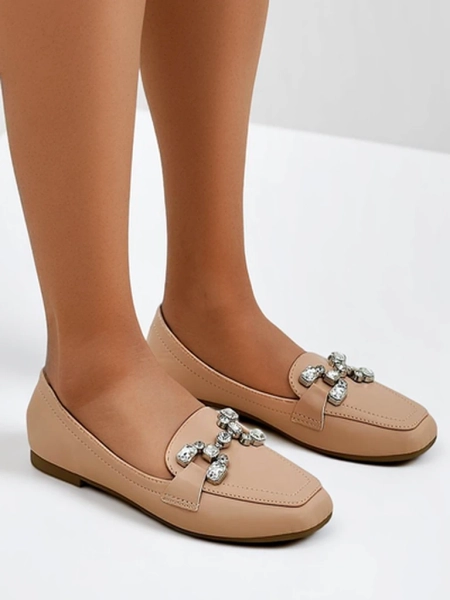 Royalfashion Sieviešu mokasīni ar strazdiem Lecilla