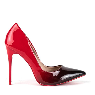 Black and red Macadamia stilettos - Footwear