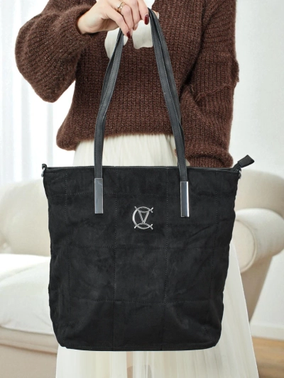 Женская сумка-шоппер Caryenne из экозамши