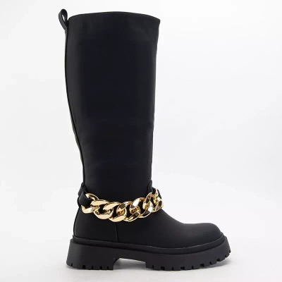 OUTLET Черные женские сапоги Filusio - Обувь