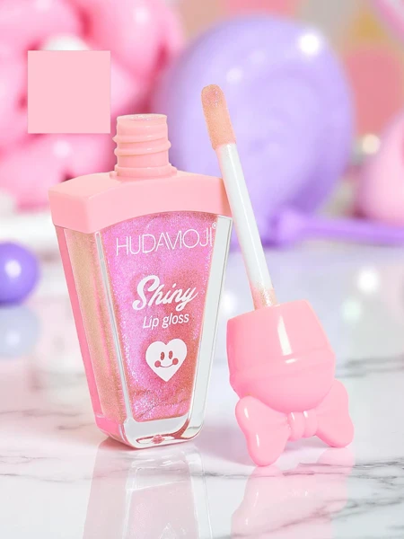 Lip gloss with glitter, color Light Pink