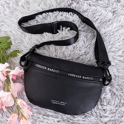 Women's black waist bag - Handbags