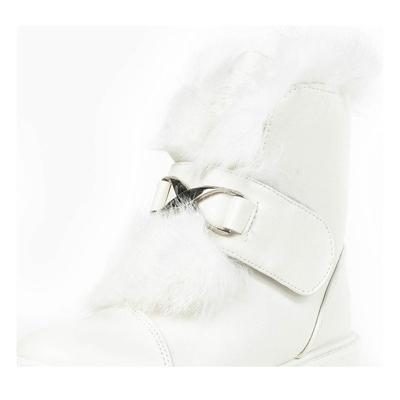 White girls 'boots with fur Neve - Footwear 1