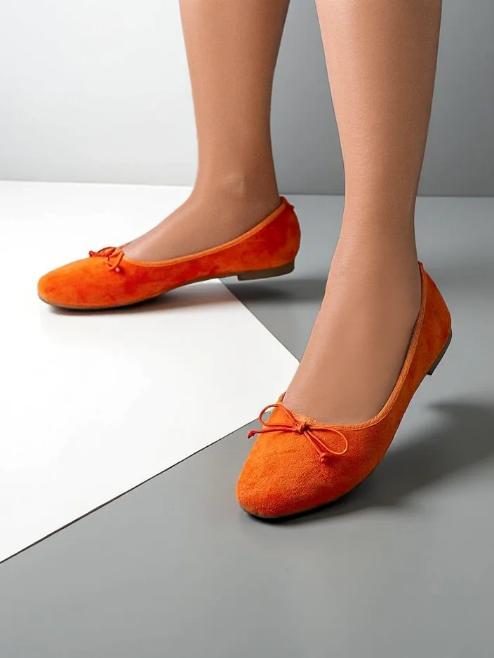 Royalfashion sieviešu baleta kurpes ar loku Zaame