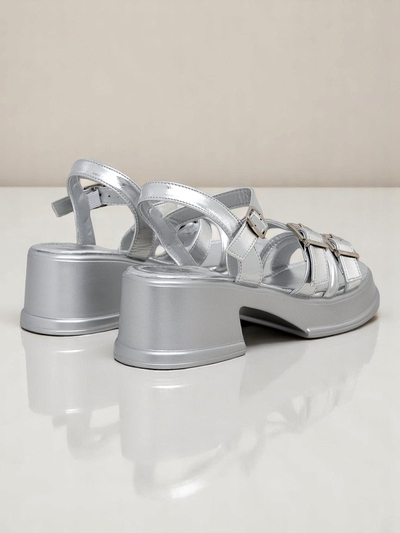 Royal Fashion Women's Low Block Heel Sandals Otteze