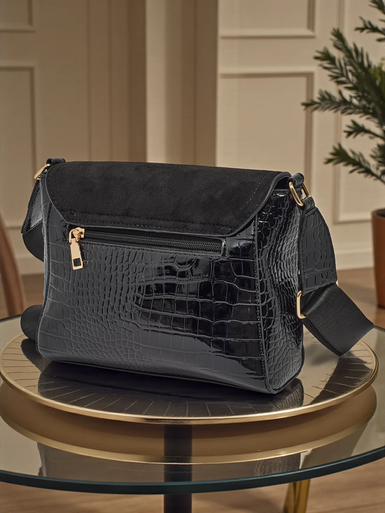 Маленькая женская сумочка из экокожи с тиснением Narelle