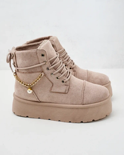 Royalfashion Женские ботинки на шнуровке Woruces