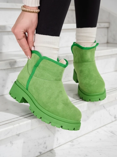 Royalfashion īsie zābaki a'la sniega zābaki sievietēm Hozises