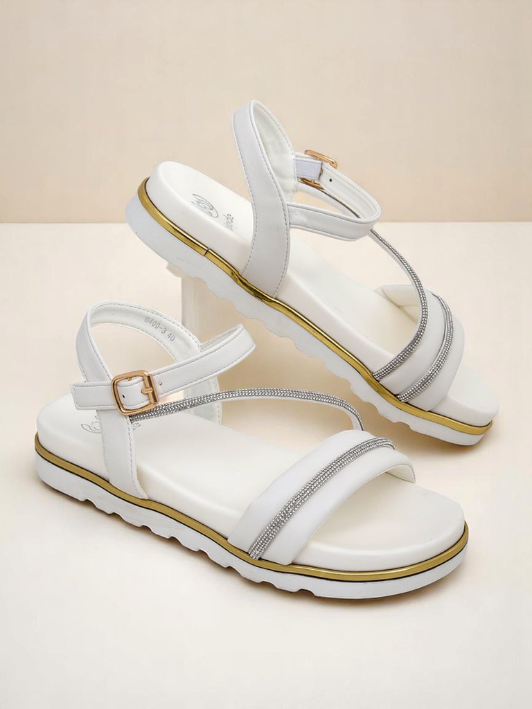 Royal Fashion Women's Rhinestone Wedge Sandals Magnol