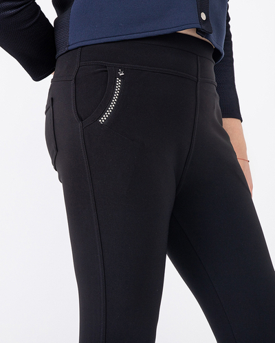 Black women's PLUS SIZE treggings - Clothing