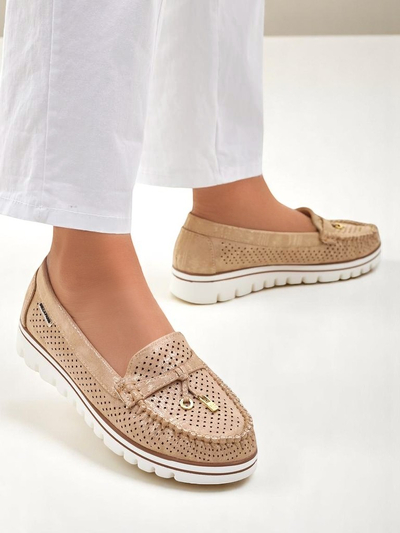 Royalfashion Ladies' perforated moccasins Elissas