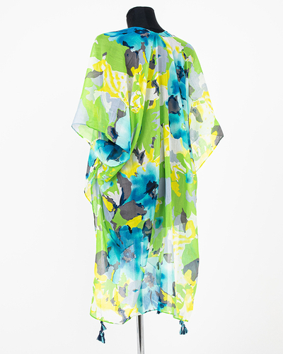 Patterned women's pareo in green - Clothing