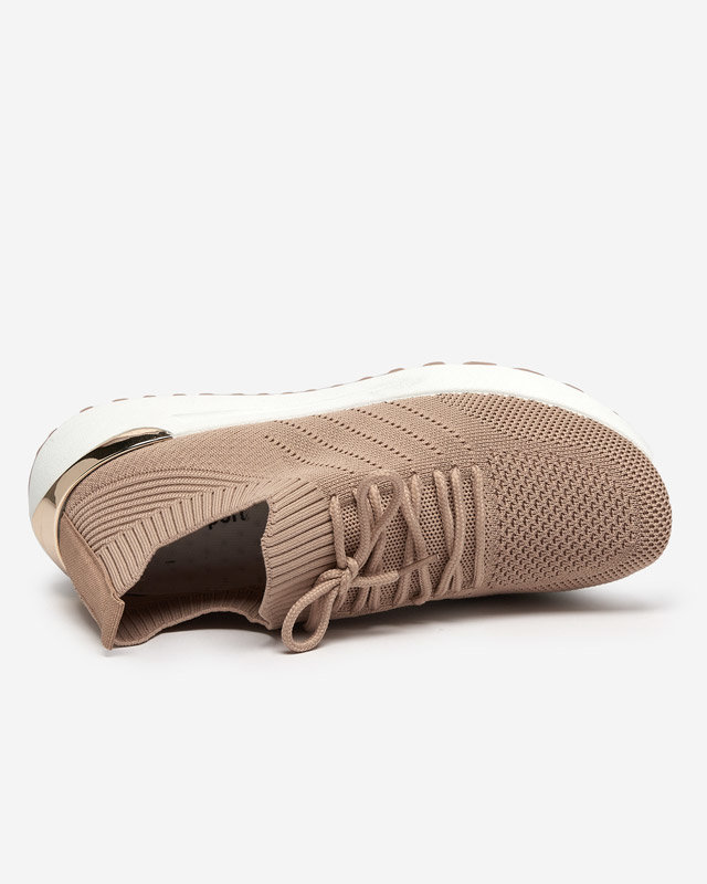 Light brown women's sports shoes Erina - Footwear