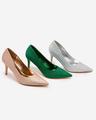 Royalfashion Women's stiletto pumps with glitter Matomliso