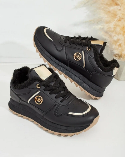 Royalfashion Siltas sieviešu kedas ar kažokādu Boris