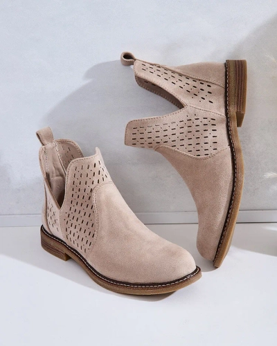 Royalfashion Женские замшевые ботинки eko Ovilla