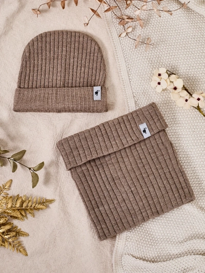 Royalfashion Universāla ziemas komplekti - cepure ar šallīti