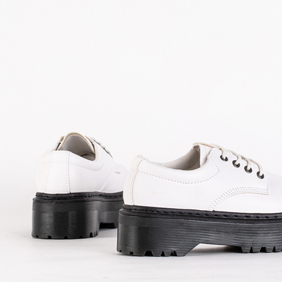 OUTLET Shoes for women matt white Diozzy - Footwear