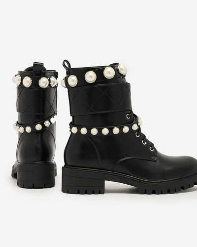 Royalfashion Women's bagger boots in black Fessefy