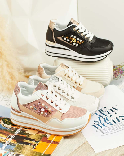 Royalfashion Sieviešu sporta kedas uz koturnas Roenna