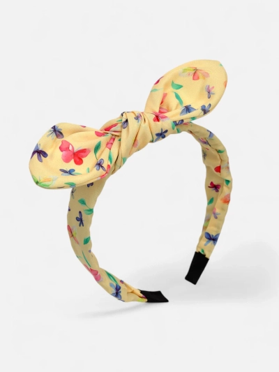 Royalfashion Children's Headband with a Bow and Print