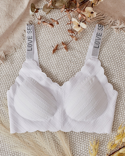 Royalfashion Sieviešu rievots krūšturis