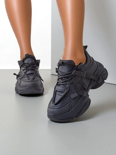 Royalfashion Women's platform sports sneakers Rensis