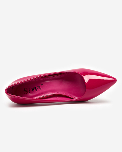 Fuchsia lacquered pumps on a stiletto Brucie - Footwear