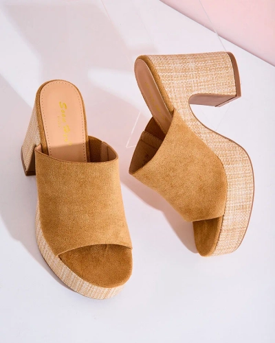 Royalfashion Sieviešu Voxon Flip-Flops uz papēža