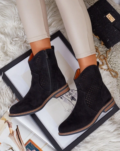 Royalfashion Женские ажурные сапоги-тоффы