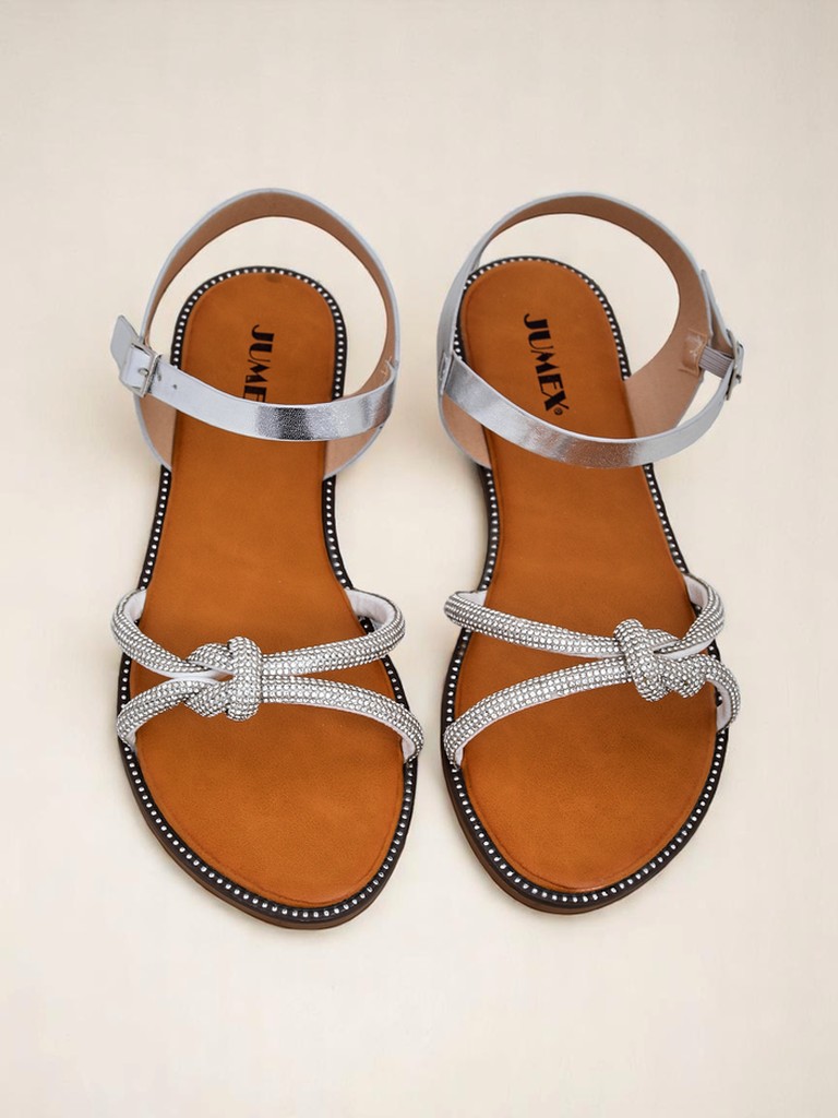 Royalfashion Naiste dekoratiivsete tsirkoonidega sandaalid Bella Shine