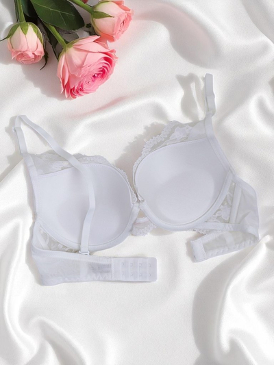 Royalfashion Sieviešu push-up mežģīņu krūšturis Luna Push-Up