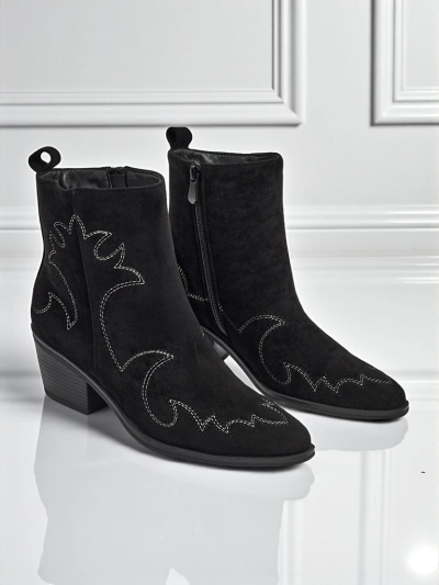 Women's Velvet Ash cowboy boots - heeled