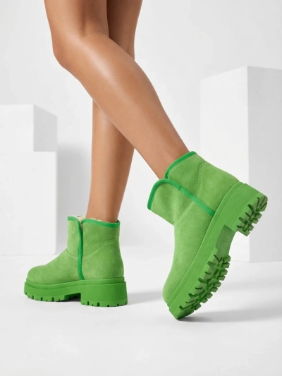 Royalfashion īsie zābaki a'la sniega zābaki sievietēm Hozises