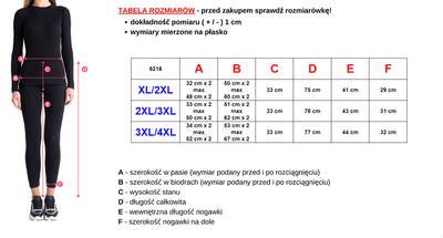 Patterned women's 3/4 PLUS SIZE pants - Clothing