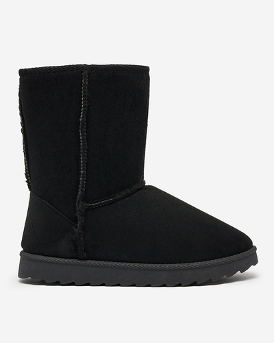 Royalfashion Black boots a'la snow boots for women Leaner