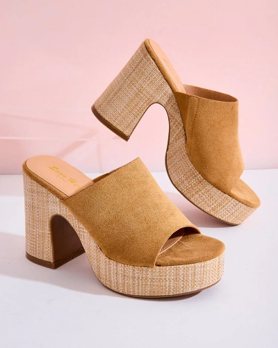 Royalfashion Sieviešu Voxon Flip-Flops uz papēža