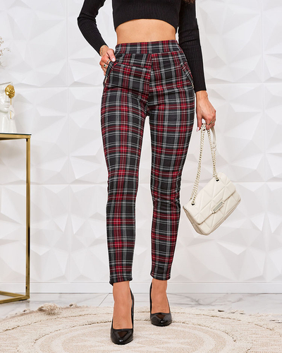 Royalfashion Warmed checkered sieviešu tegingi