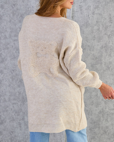 Royalfashion Fuchsia women's bedspread sweater